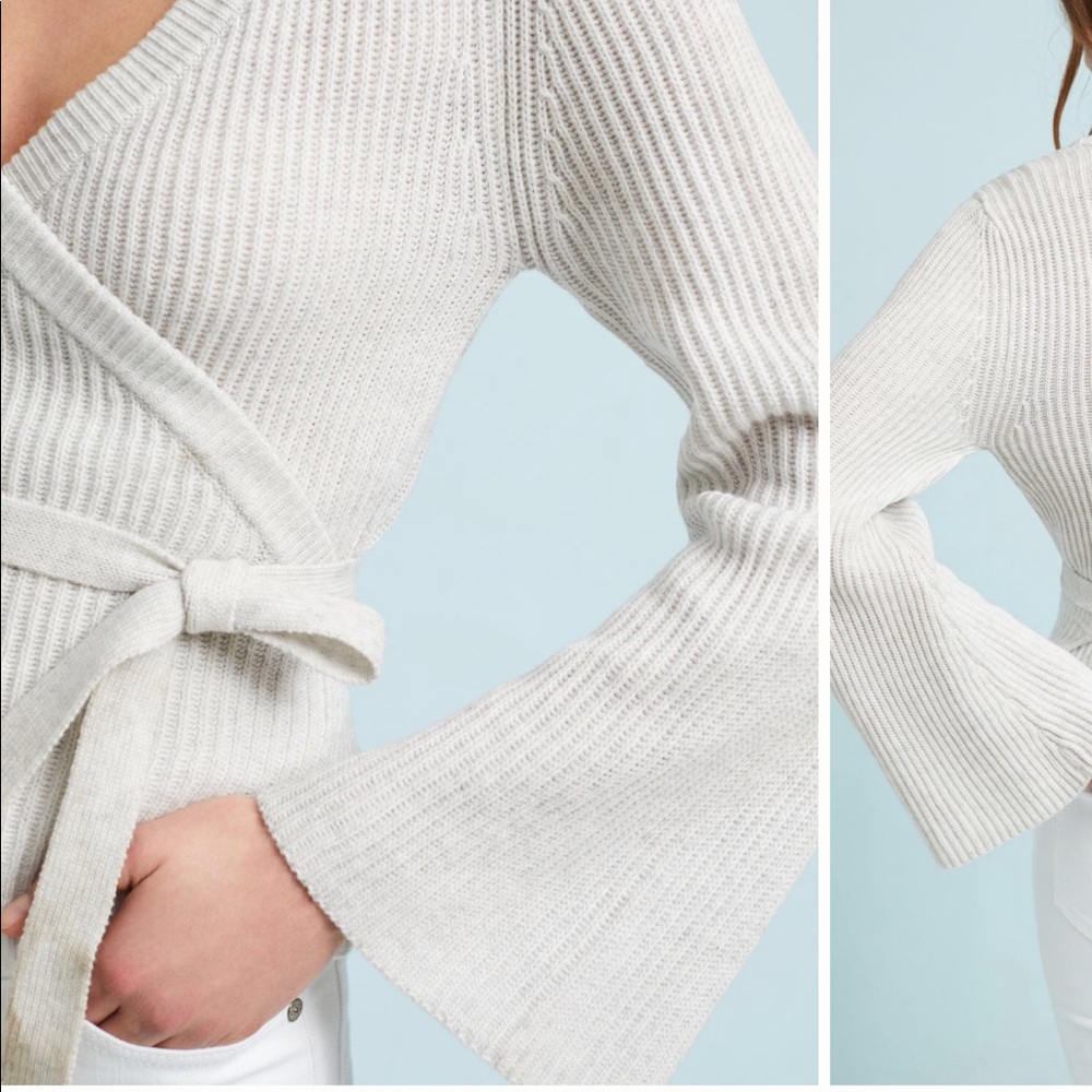 cupcakes & cashmere Knit Wrap Sweater - Picture 3 of 8